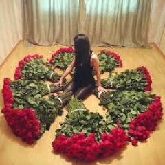 uma rosa vermelha para os seus desejos mais íntimos ..