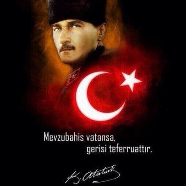 EMANETİNİ,
İLELEBET MUHAFAZA VE MÜDAFAA EDECEĞİME AND İÇTİM. #ATATÜRK 
Ya İstiklal Ya Ölüm..