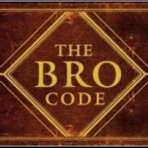 The Code of Bros on one page, if you don't abide you're not a real bro.