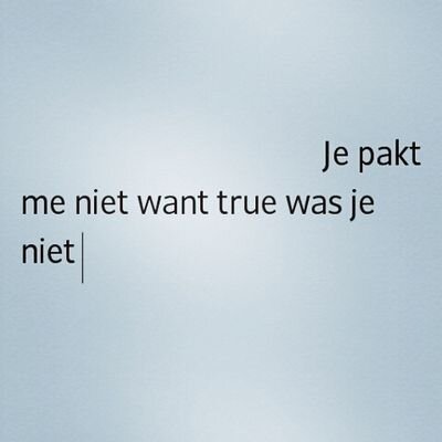 mn teksten recht uit t hart ✨
