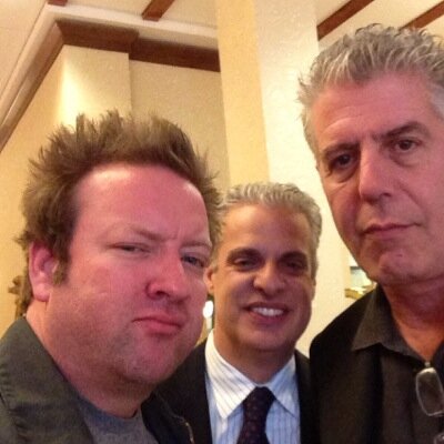 Tour Manager/Production Manager. Way to often with badboys Anthony Bourdain and Eric Ripert. I mostly just hide the bodies and clean up messes.