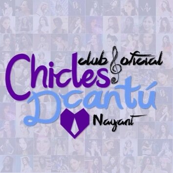 Club Oficial @ChiclesDCantuNa en Nayarit todos unidos con un #CorazonBipolar por siempre @patycantu ♥