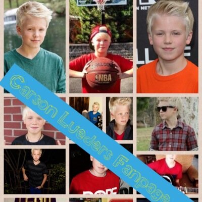 Hey guys this is a FANPAGE for carson follow  me