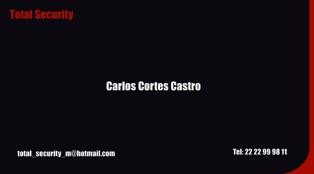 TotalsecurityM's profile picture. Cámaras: Análogas, IP
Redes inalambricas 
Sistemas de acceso
Sistemas de alarmas
Contacto: total_security_m@hotmail.com
Tel: 2222999811 
Tel: 5524313095