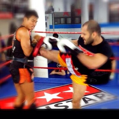 Kickboxing instructor at Tristar Gym