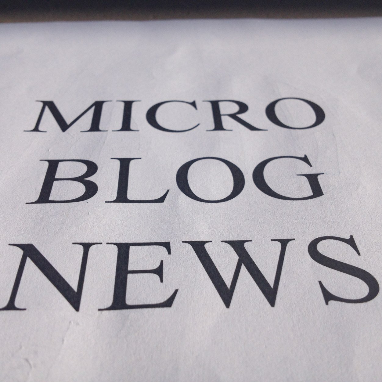 Microblog News Network @MyMicroblog
