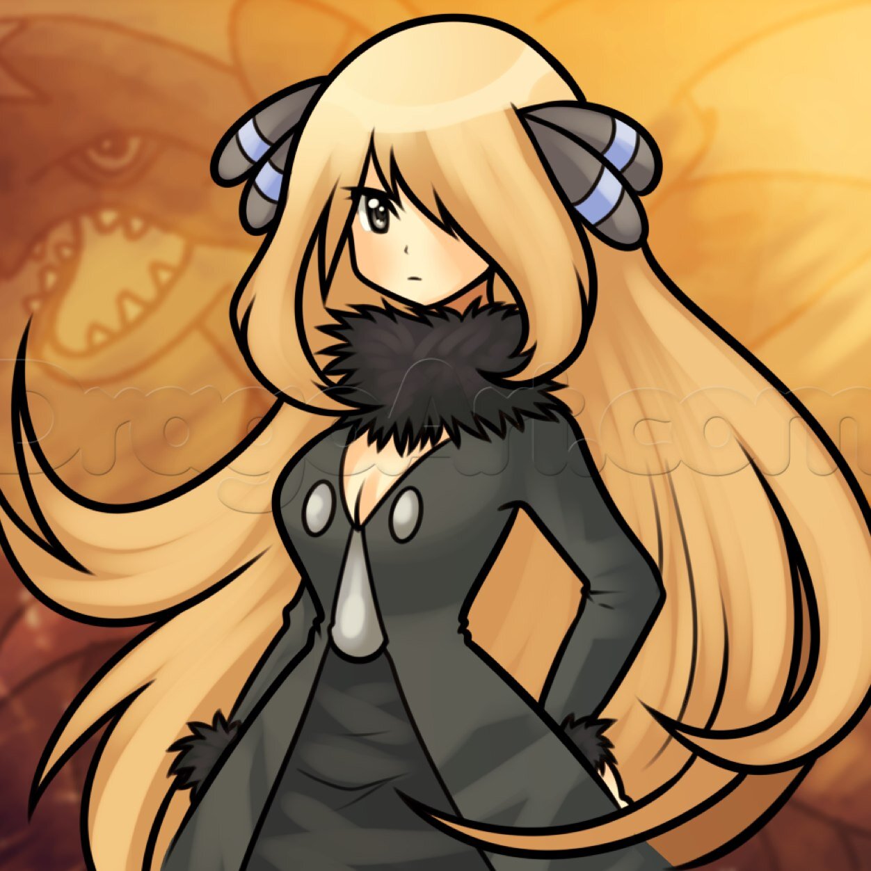 Pokémon Champion Cynthia! I'm traversing with Spiritomb and Garchomp! Would you like to battle...? | RP