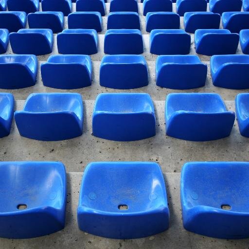 a bird's eye view of the football scene