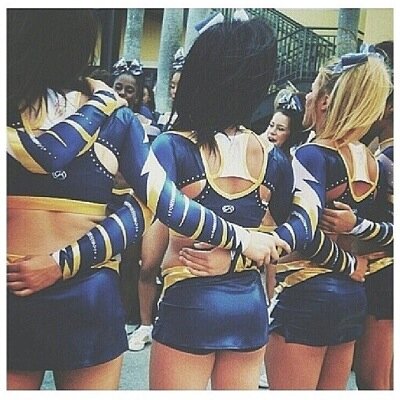 I twerk. I flip. I cheer.