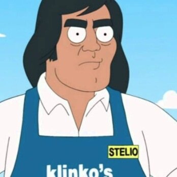 My name is Stelio, Stelio Kontos. I work at Klinko's. Tribute.