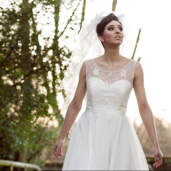 Short and Tea Length Wedding dresses for the individual bride by British Designer and Author, Tobi Hannah