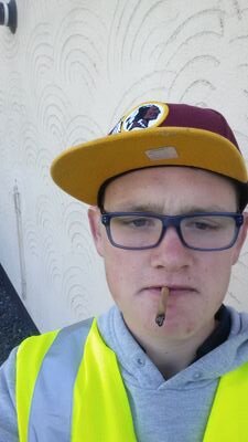 Chilling , smoking the herb,
