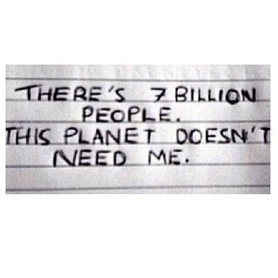 I am 16 years old and i feel the urge to slit my wrists because im just a fricking mistake. Im ugly,fat,worthless. Im so close to ending life.. But o2l happened