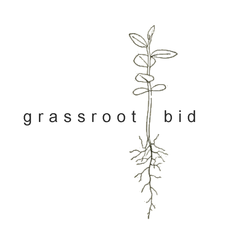 grassrootbid's profile picture. a volunteer based grass roots business improvement district incubator & neighborhood hub generator.