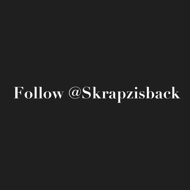 FOLLOW @SKRAPZISBACK