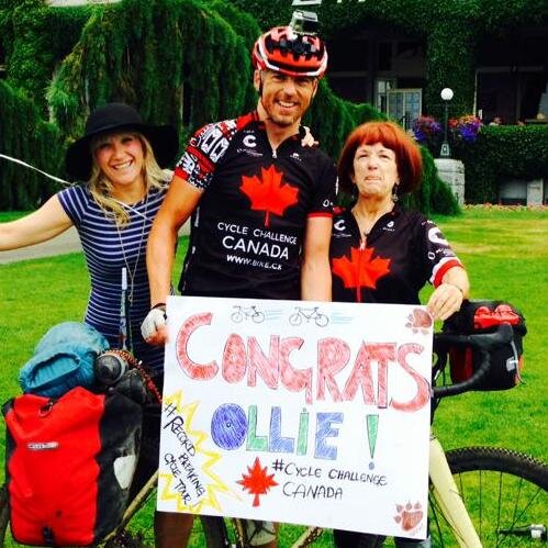 A world-first, record breaking 2,300 km endurance ride solo and unsupported around Vancouver Island for cancer charities in the UK and Canada