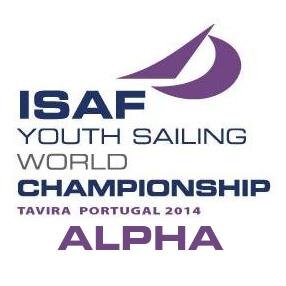 The Alpha Race course at the 2014 ISAF @youthworlds following the 420 & SL16