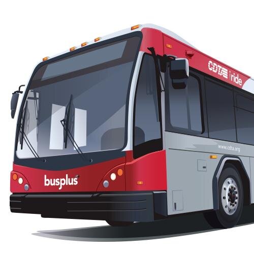 BusPlus, CDTA’s Bus Rapid Transit line, provides limited stop service along Route 5 and has routes in development along the Washington-Western & River Corridors