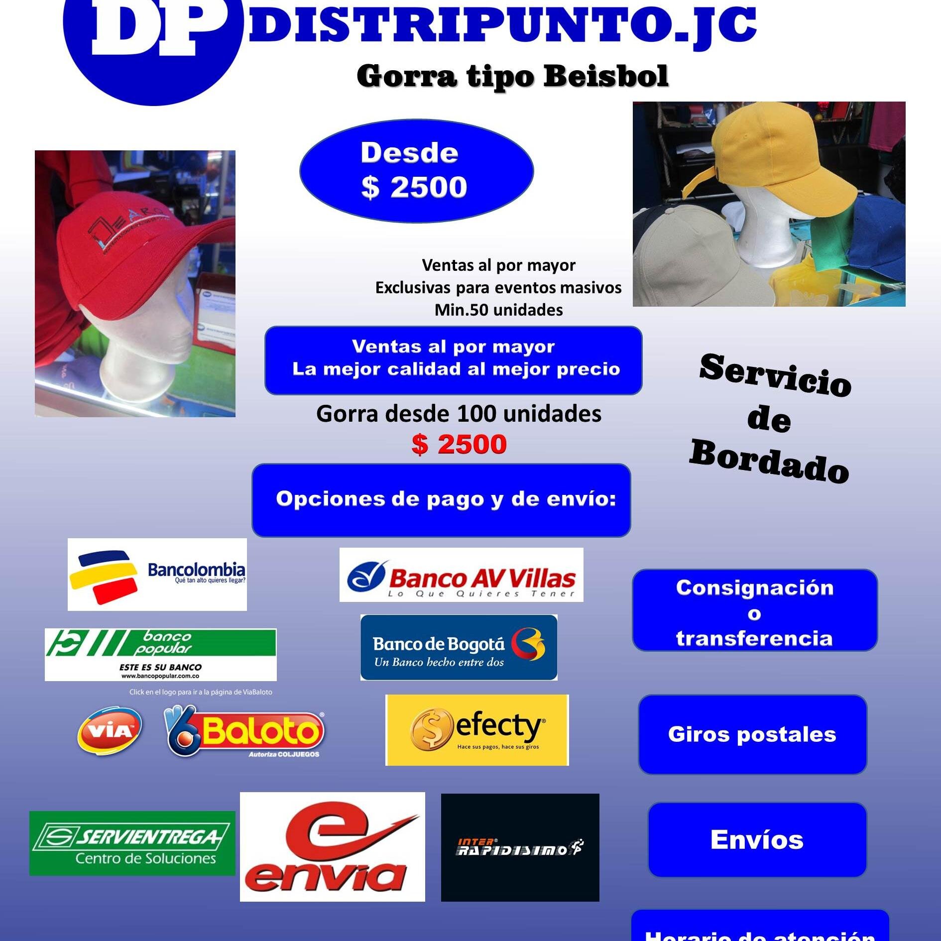 Empresa fabricante de busos tipo polo camisetas t-shirt gorras y todo lo relacionado con material publicitario.