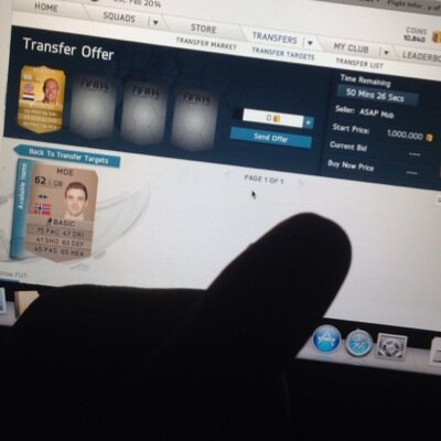 Legit accout on twitter for fifa 14 xbox1/360 wagers
Completely legit- will give proof
NO KSI, SWEATS, TIMEWASTING
