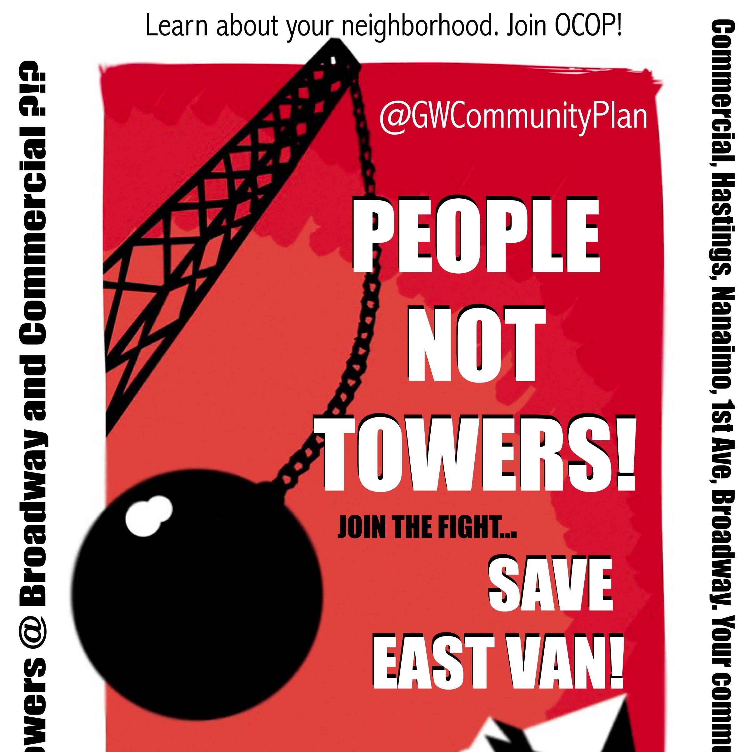 OurCommunityOurPlan! Citizens planning their own community in East Vancouver. Join us. http://t.co/suUg6UK8Aj