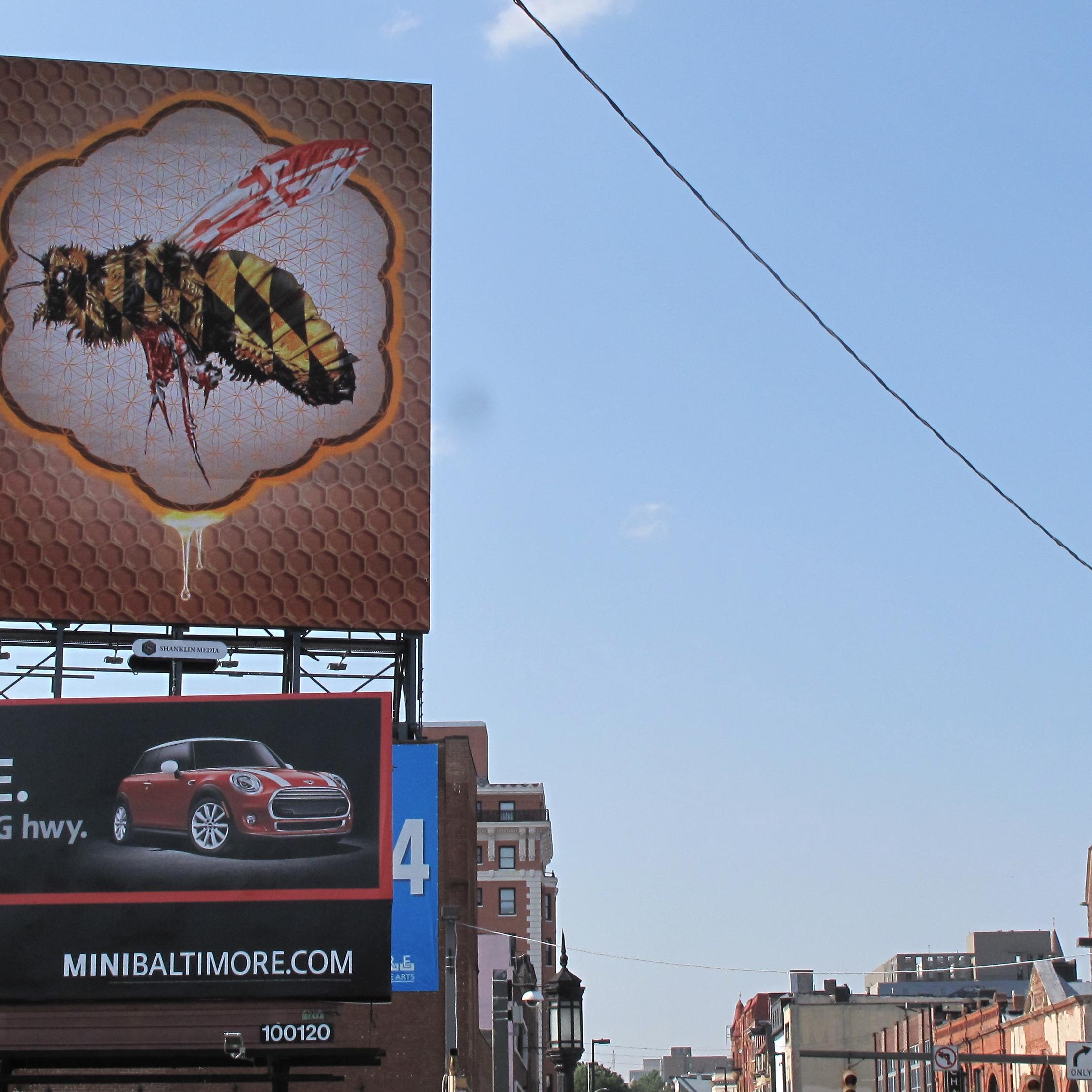 LED Baltimore is Baltimore's largest outdoor art display, showing work 24/7.