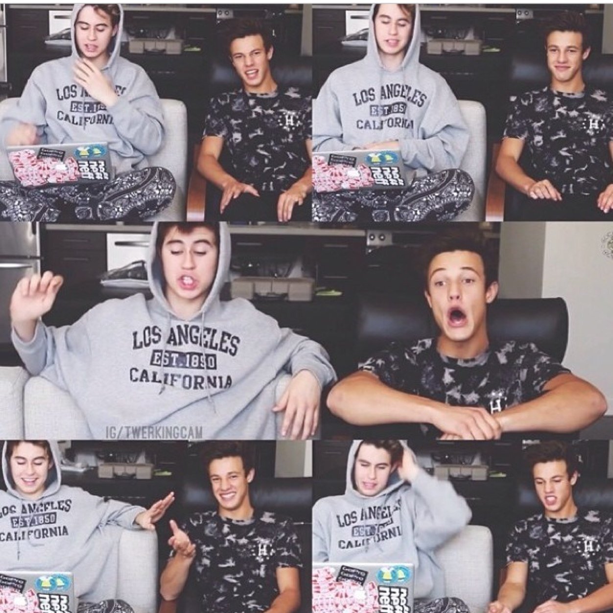 I love u MAGCON FAMILY u are the reason i smile everyday❤ cameron followed me on July 7,2014 at 7:06pm
