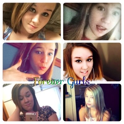 We Are 2 Gurls who's band name is Forever Gurls.. Members names are @Allycat_quotes and @Huntjamylin..