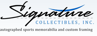 Great sports autographs. Awesome custom framing!