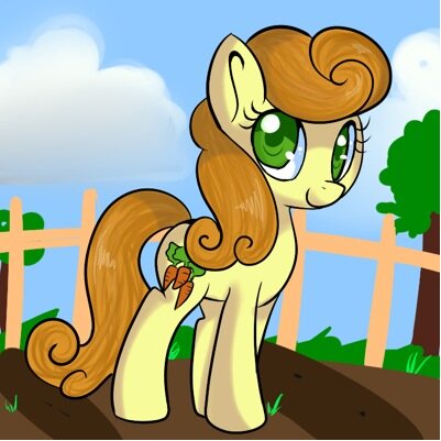 Hey there! I'm Carrot Top. I like to work on my garden down here in Ponyville! I enjoy everyponys company so come down and we can talk! ((GMT -5 RP))