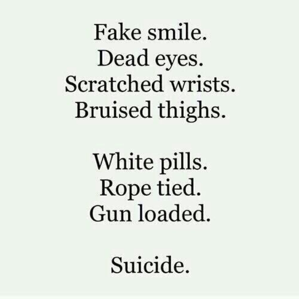 Hi. I try not to promote suicide. If you are thinking of commiting suicide or just want to talk hit me up on kik: ZanderBoii4 I would be happy to talk with you.