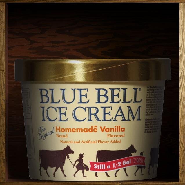 Blue Bell Creameries, based in Brenham, Texas,
opened its doors in 1907 and remains today to be the best ice cream in the country..