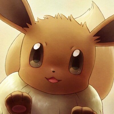 Baby eevee, wants to evolve, female, trainer: @pokemon_nl