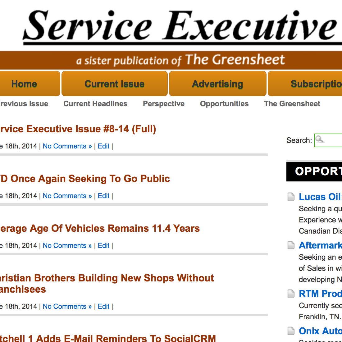Service Executive