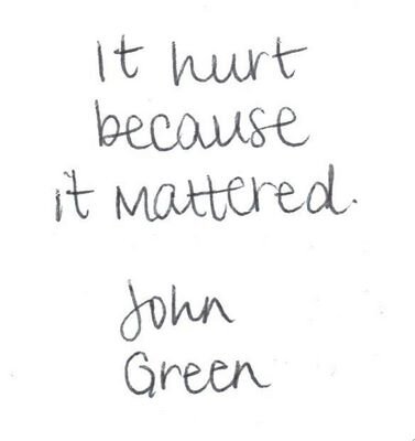I matter...We all matter