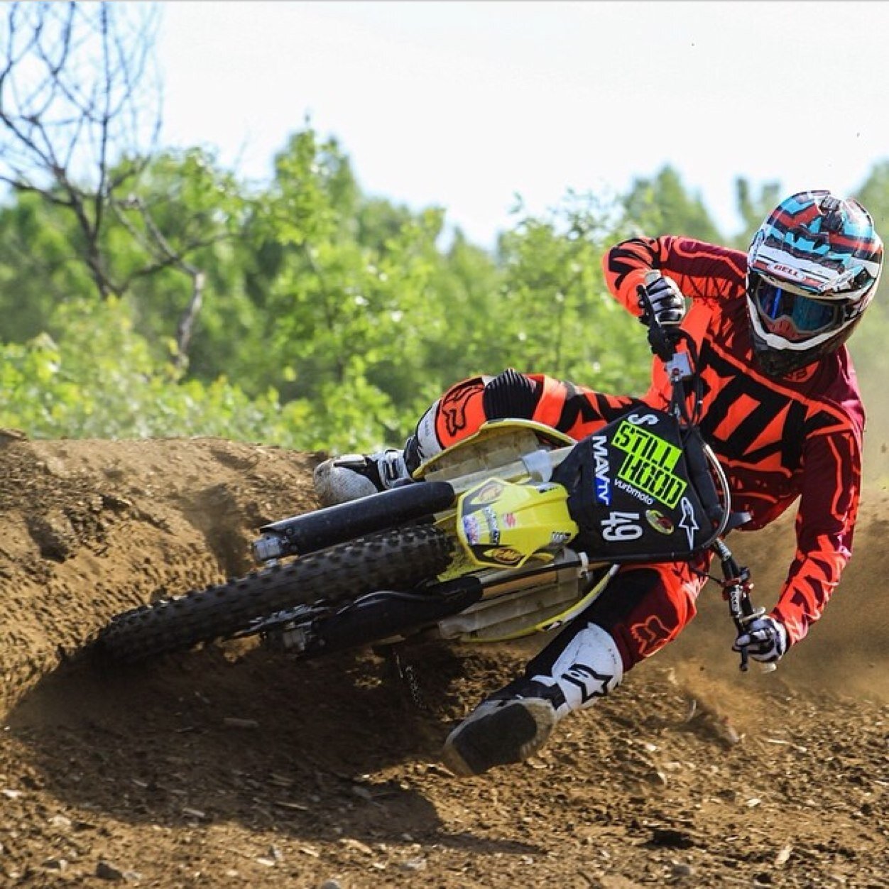 Motorcross racer live happy keep smiling and chuck dirty scrubs taken by my babe presley ❤️