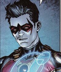 I'm a vigilante who once trained under the Batman using the name Red Robin, a reference to the role of Robin and a memorial to the fallen Jason Todd.