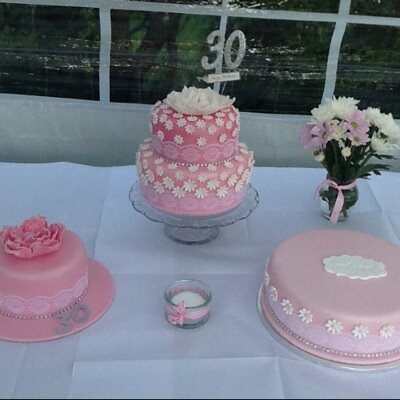 Cupcakes, Wedding Cakes, Birthday cakes, Christening cakes, Tray Bakes & so on.We work with you to ensure you have you're perfect cake. We love all things cake.