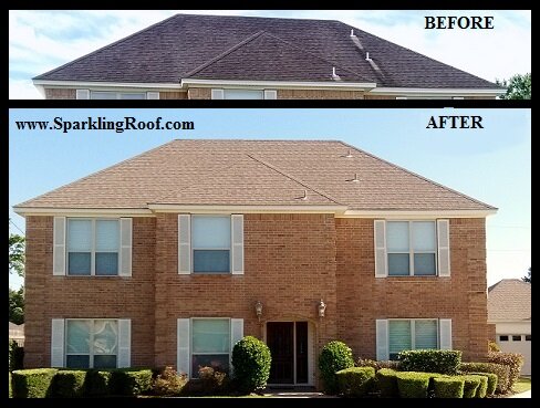 Increase curb appeal with Soft-Wash cleaning *Roofs *Walls *Commercial *Residential 409-225-5590