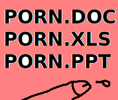 le porn realisé sous microsoft office (en .xls , .doc, .ppt et Paint)