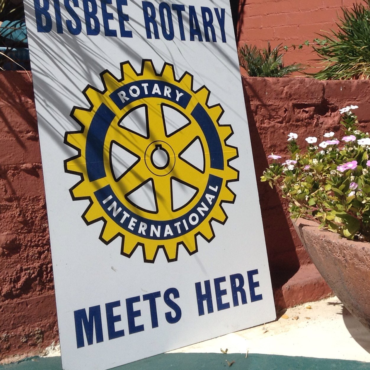 The Bisbee Rotary Club meets most Thursdays at 12:05 PM at Copper Queen Hotel, 11 Howell Avenue, Bisbee, AZ. Email us at info@bisbeerotaryclub.org for more info