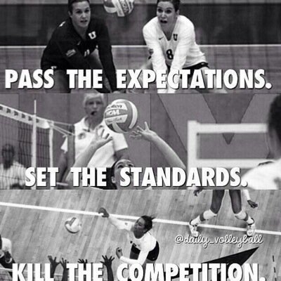 Volleyball is what I live for!
