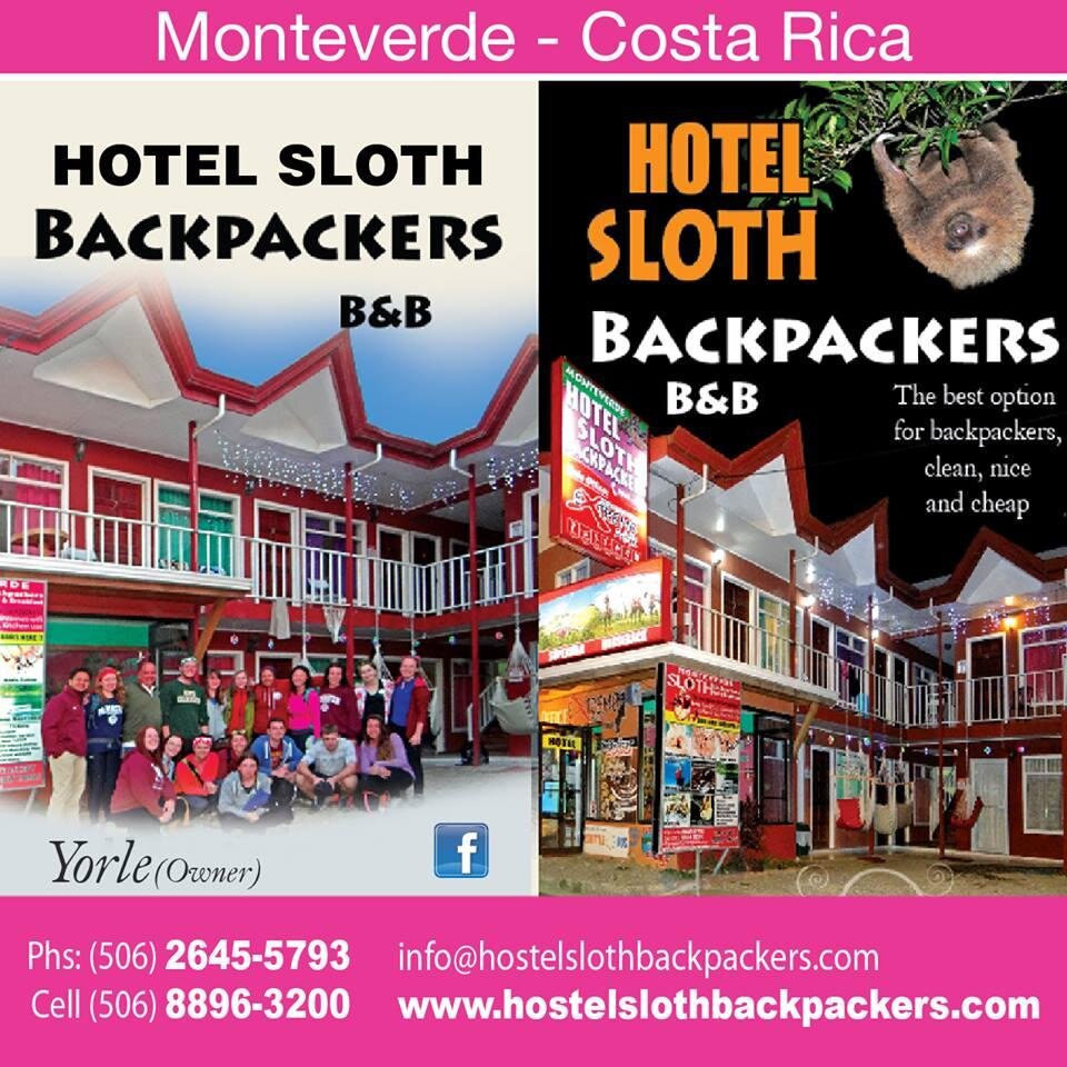 Hotelsloth's profile picture. reservations@monteverdeslothbackpackers.com Tel (506) 2645 5793 The Best Hotel in Monteverde