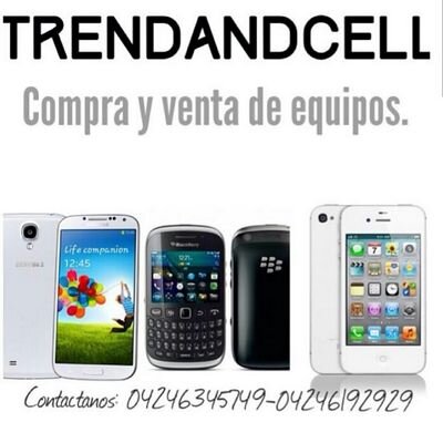 Tienda virtual
COMPRA Y VENTA DE EQUIPOS
accesorios, bandas, desbloqueo y mas.
04246345749- 04246192929
SIGUENOS EN INSTAGRAM
trendandcell
