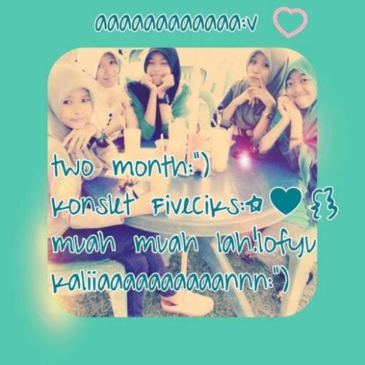 hari ini kita bersahabat besok kita bersahabat dan selamanya kita bersahbat \(^o^)/ (♥͡з♥