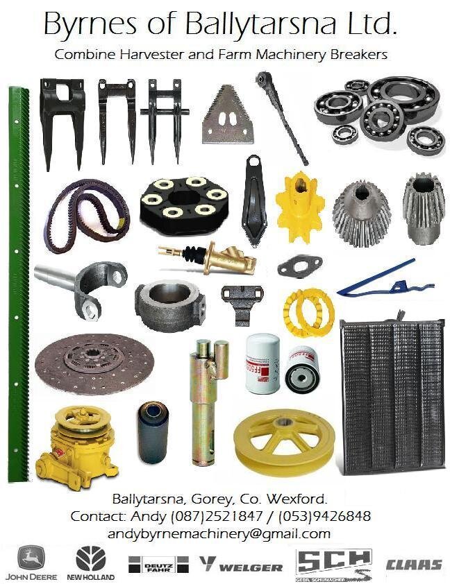 **NEW AND USED SPARES FOR COMBINES, BALERS, TRACTORS and Other Farm Machinery.