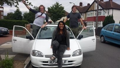 Wheels of Mongloria are an Aussie team of 2 guys and a girl driving in a Toyota Starlet from London to Mongolia in the Mongol Rally 2014. http://t.co/cMwpA78g8f