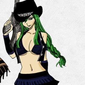 The name is Bisca Connell. A proud Fairy Tail mage and one of the best sharpshooters in all of Fiore.