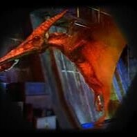 I am the night. Actually, I'm Myfanwy, the pteranodon. *SCREECHES* I live at Torchwood. I love chocolate, BBQ sauce, and Ianto.