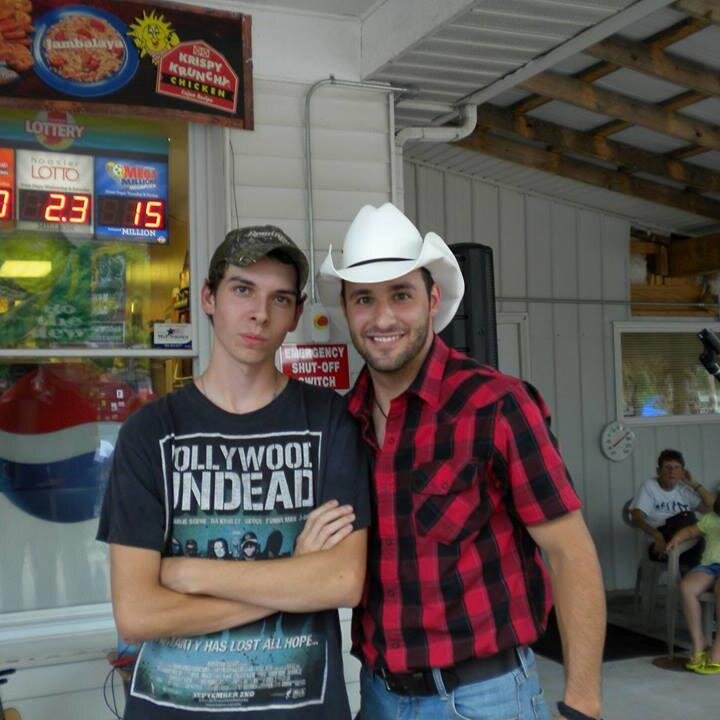 17 Country boy Writes music, plays guitar, drums, and sings.